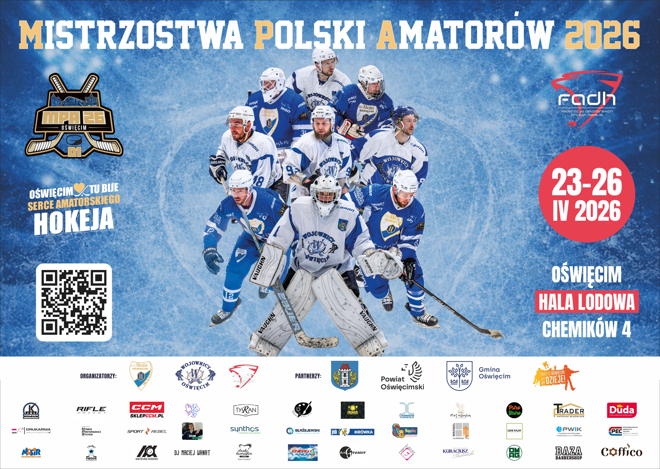 W dniach 23-26 kwietnia w Oświęcimiu odbędą się Mistrzostwa Polski Amatorów Dywizji 1 