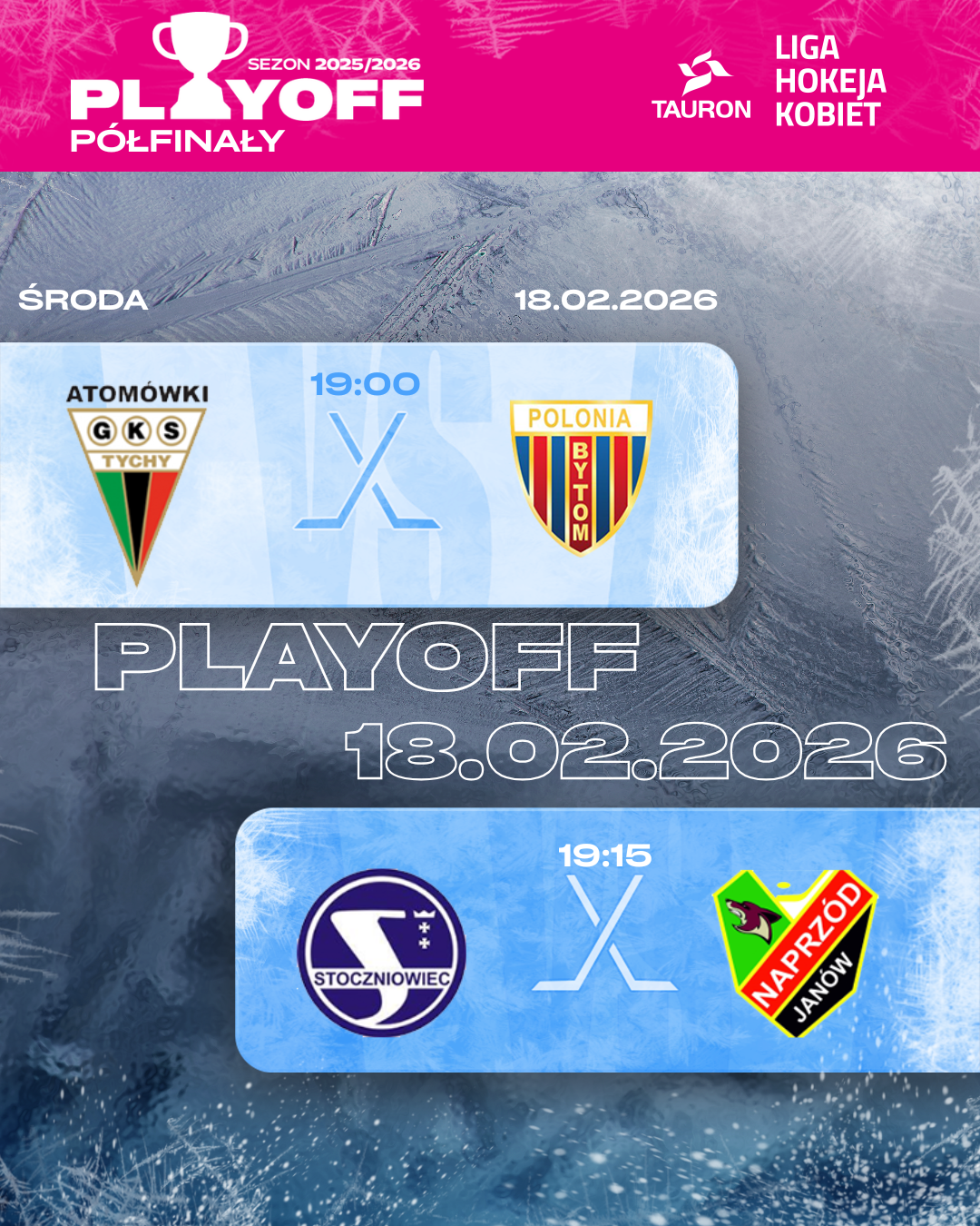 Start półfinałów play-off Tauron Ligi Hokeja Kobiet