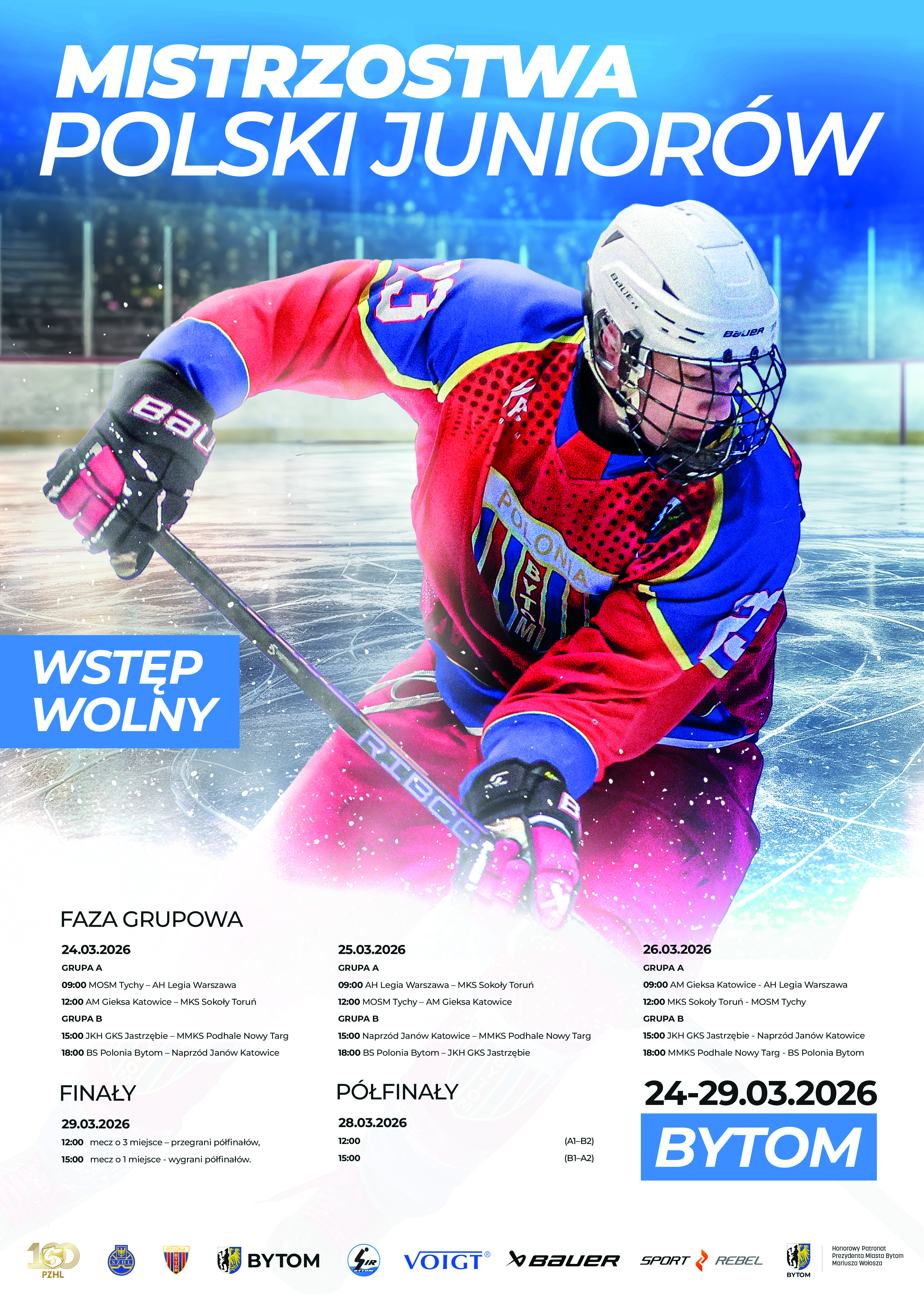 Transmisje Mistrzostw Polski Juniorów Starszych