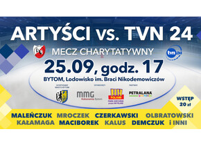 Artyści vs TVN24. W Bytomiu odbędzie się charytatywny mecz hokejowy